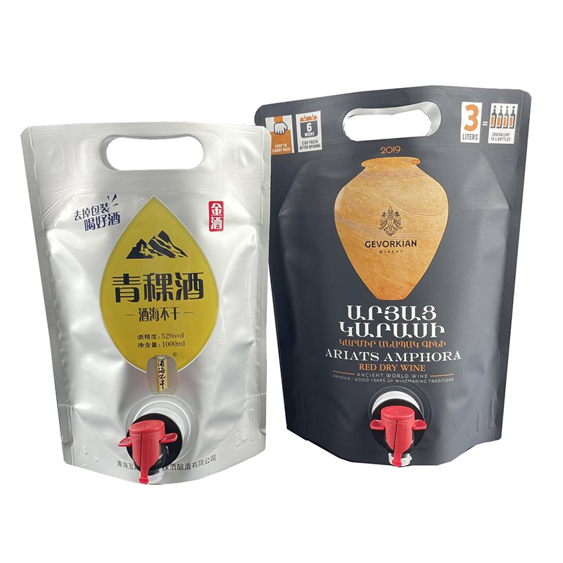 Sudd Diod Stand Up Pouch gyda Tap